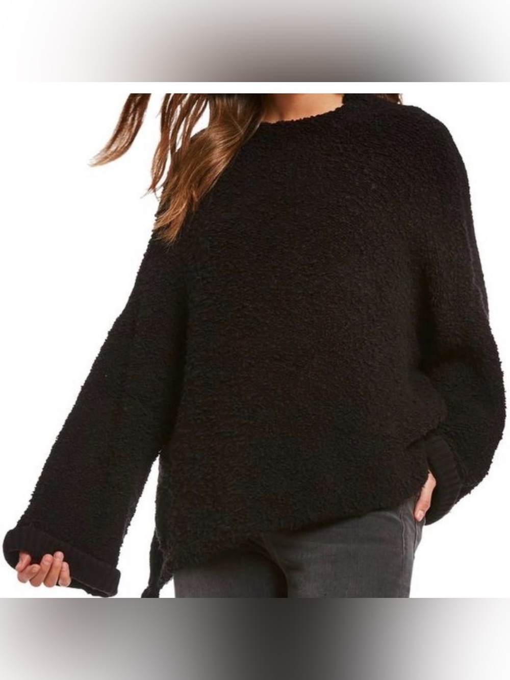 Free People Cuddle Up Pullover Sweater